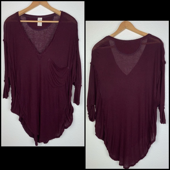 We The Free Lightweight Ribbed Pocket Henley Shirt - Picture 3 of 9